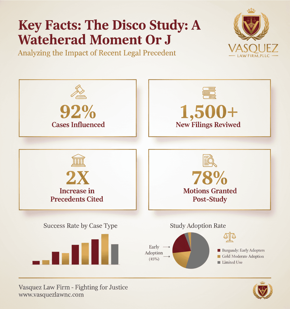 Estadísticas Clave y Datos para El Estudio Disco: ¿Un Punto de Inflexión Legal en NC?
