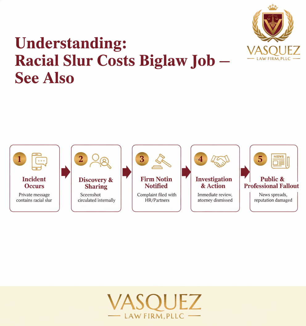 Línea de Tiempo del Proceso para El uso de un insulto racial cuesta el empleo en Biglaw: Implicaciones en NC