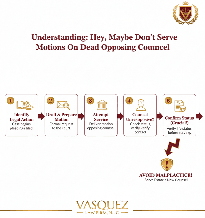 Process Timeline for Navigating Legal Protocols: Serve Motions Correctly