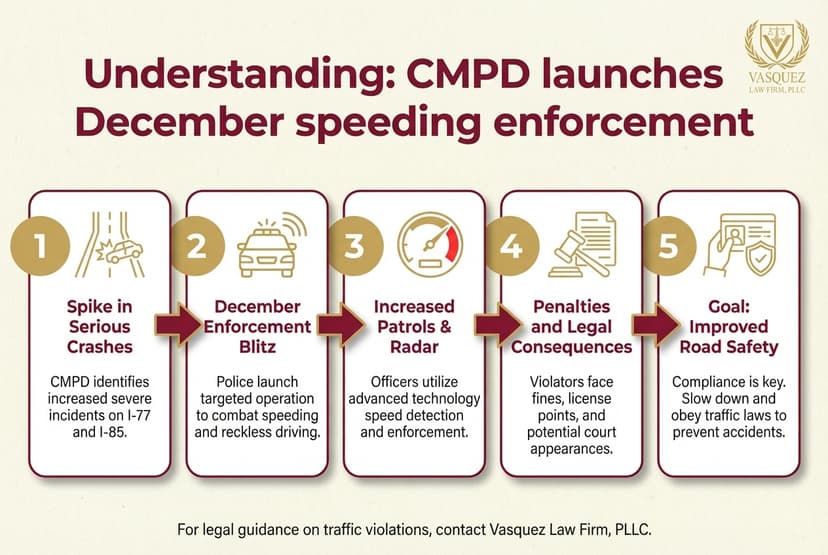 Process Timeline for CMPD Launches December Speeding Enforcement Blitz: What You Need to Know