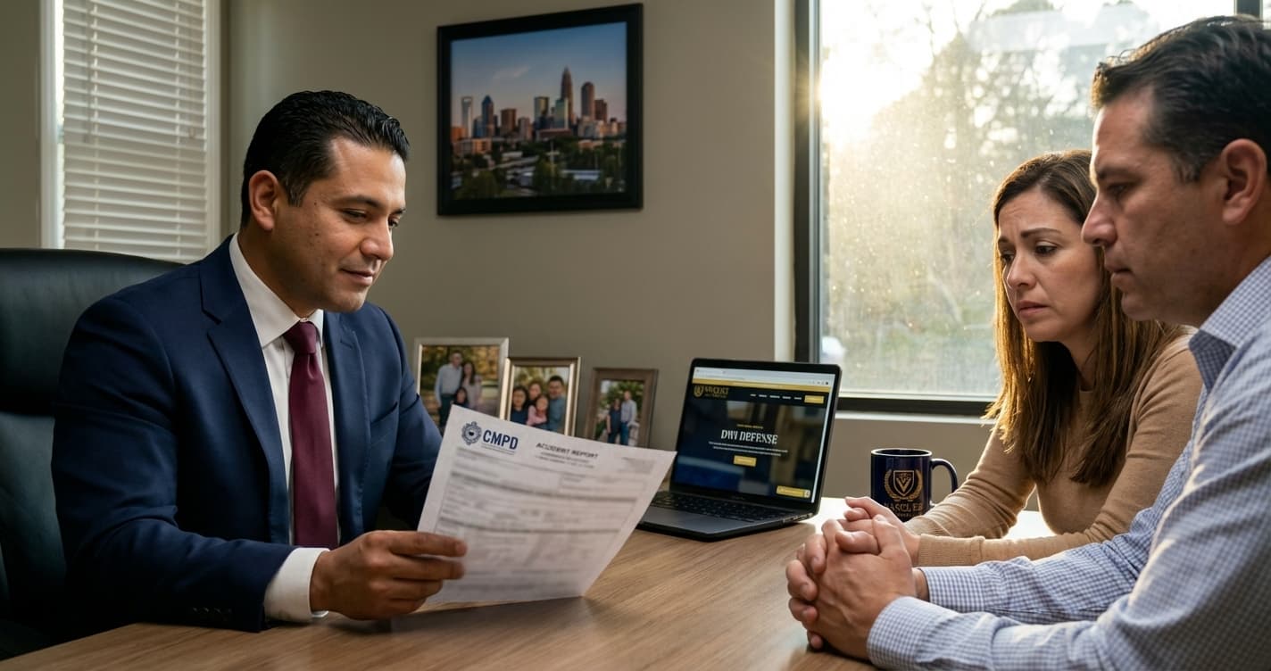 CMPD: Conductor Acusado de DWI Después de Choque que Deja a Peatón con Lesiones en NC