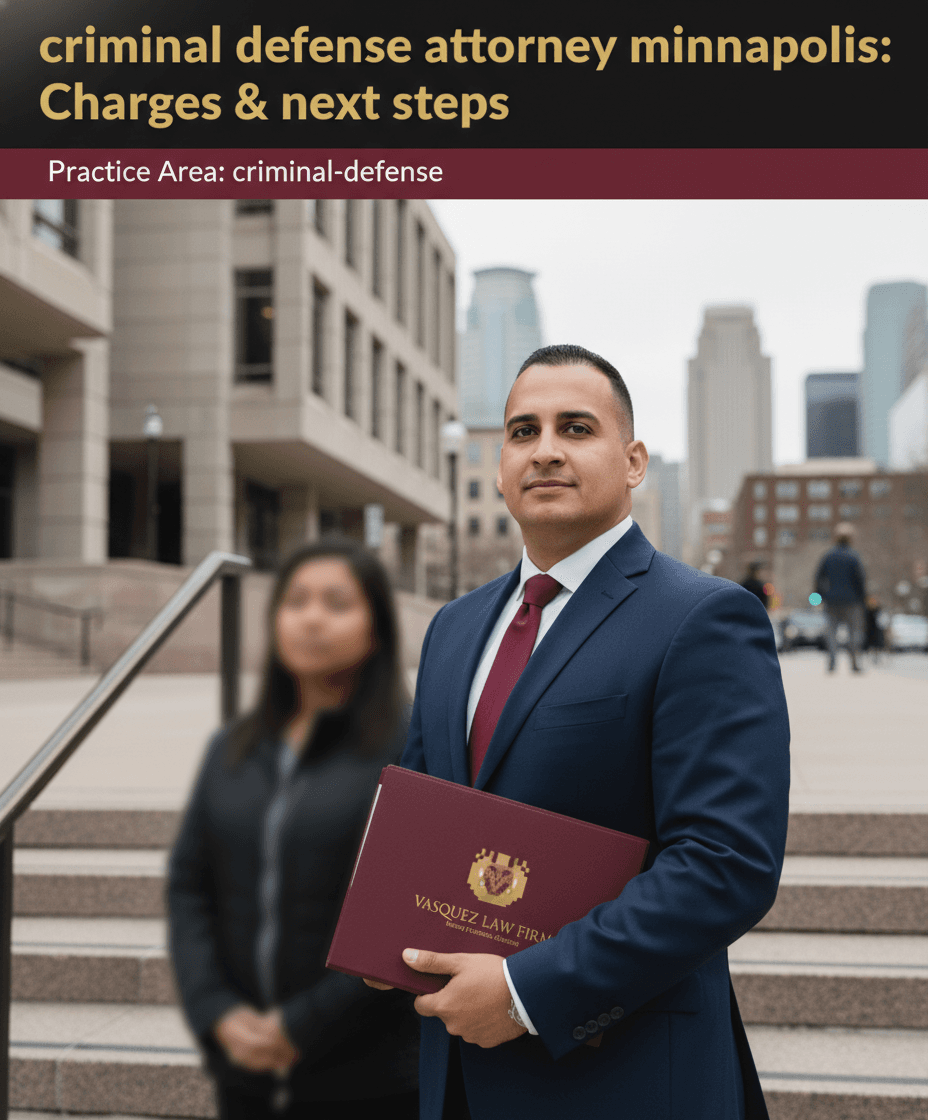 What to Do When Facing Criminal Charges in Minneapolis