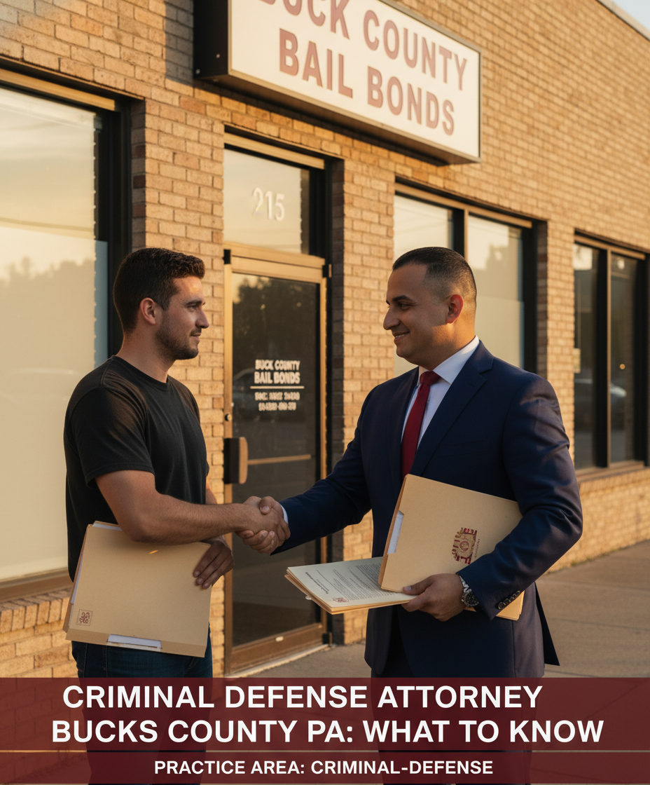 Criminal Defense Attorney Bucks County PA: What to Know