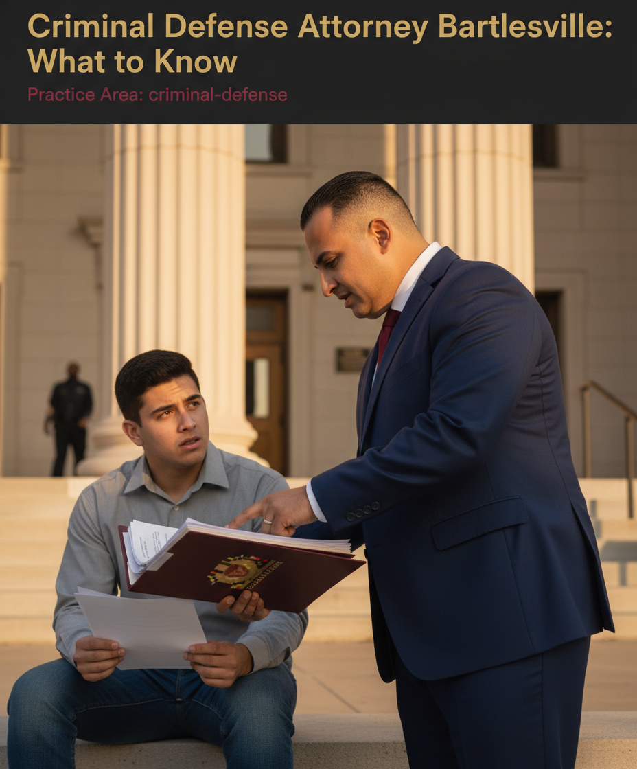 Criminal Defense Attorney Bartlesville: What to Know