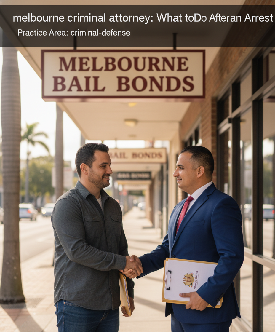 melbourne criminal attorney: What to Do After an Arrest