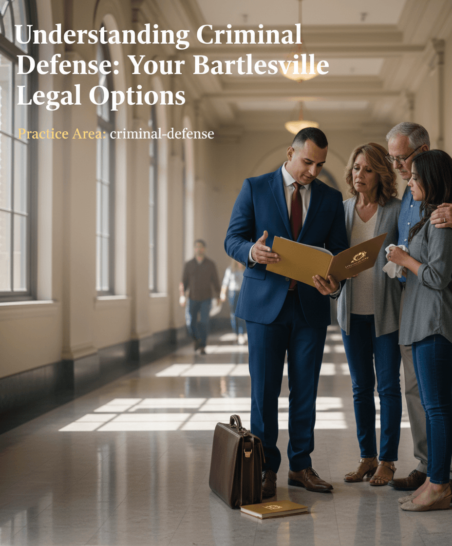 Comprendiendo la Defensa Penal: Tus Opciones Legales en Bartlesville