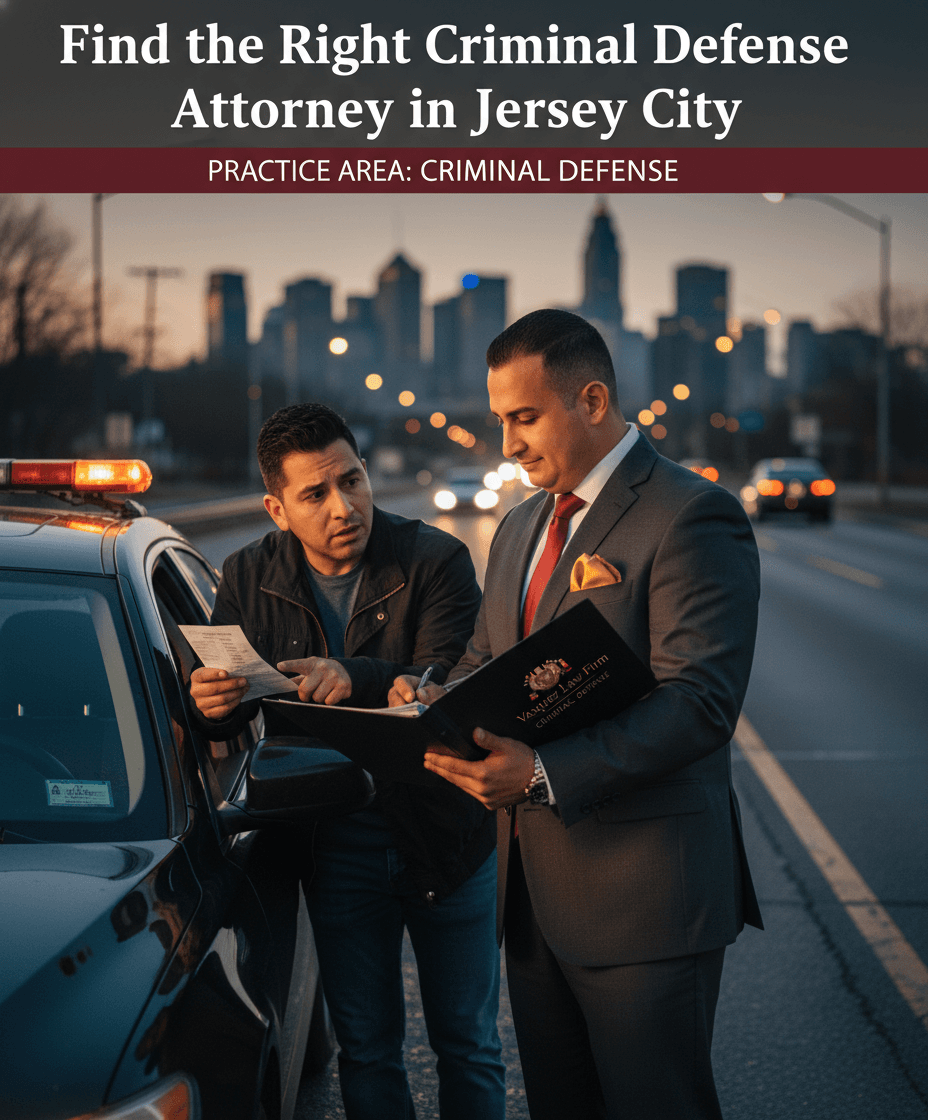 Encuentra al Abogado de Defensa Penal Adecuado en Jersey City