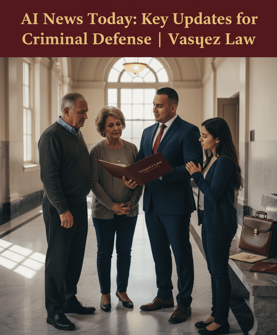 Noticias de IA Hoy: Actualizaciones en Defensa Criminal | Vasquez Law