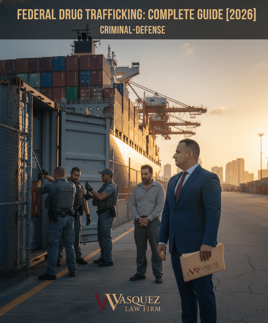 Lo que Necesita Saber Sobre Cargos Federales de Tráfico de Drogas en 2026