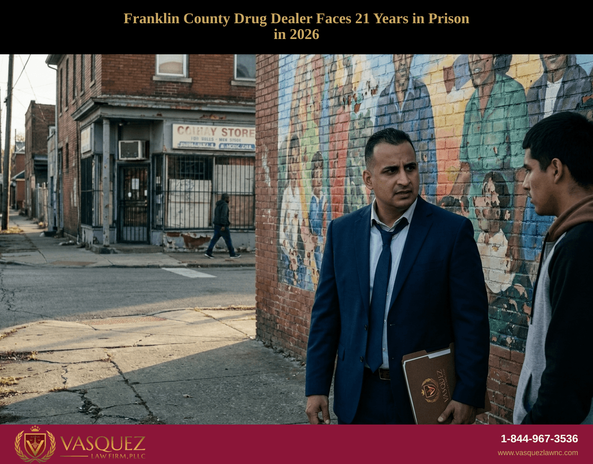 Dealer de Drogas en el Condado Franklin Enfrenta 21 Años de Prisión en 2026