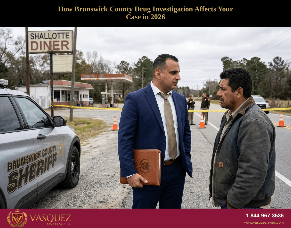 Investigación por Drogas en el Condado de Brunswick: Impacto en tu Caso en 2026