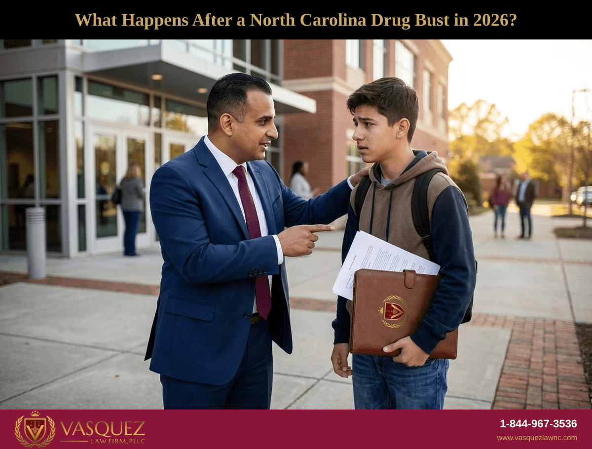 What Happens After a North Carolina Drug Bust in 2026?