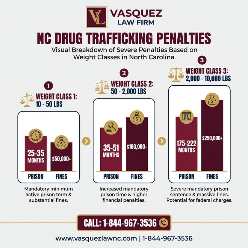 Key Statistics and Data for What Happens to Your Drug Charges Case in North Carolina in 2026