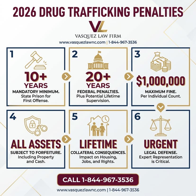 Key Statistics and Data for What Are Carbon County Drug Trafficking Penalties in 2026?