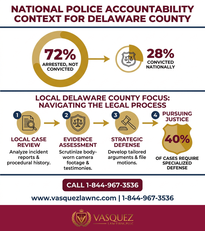 Key Statistics and Data for What Happens When Delco Officers Are Charged in 2026