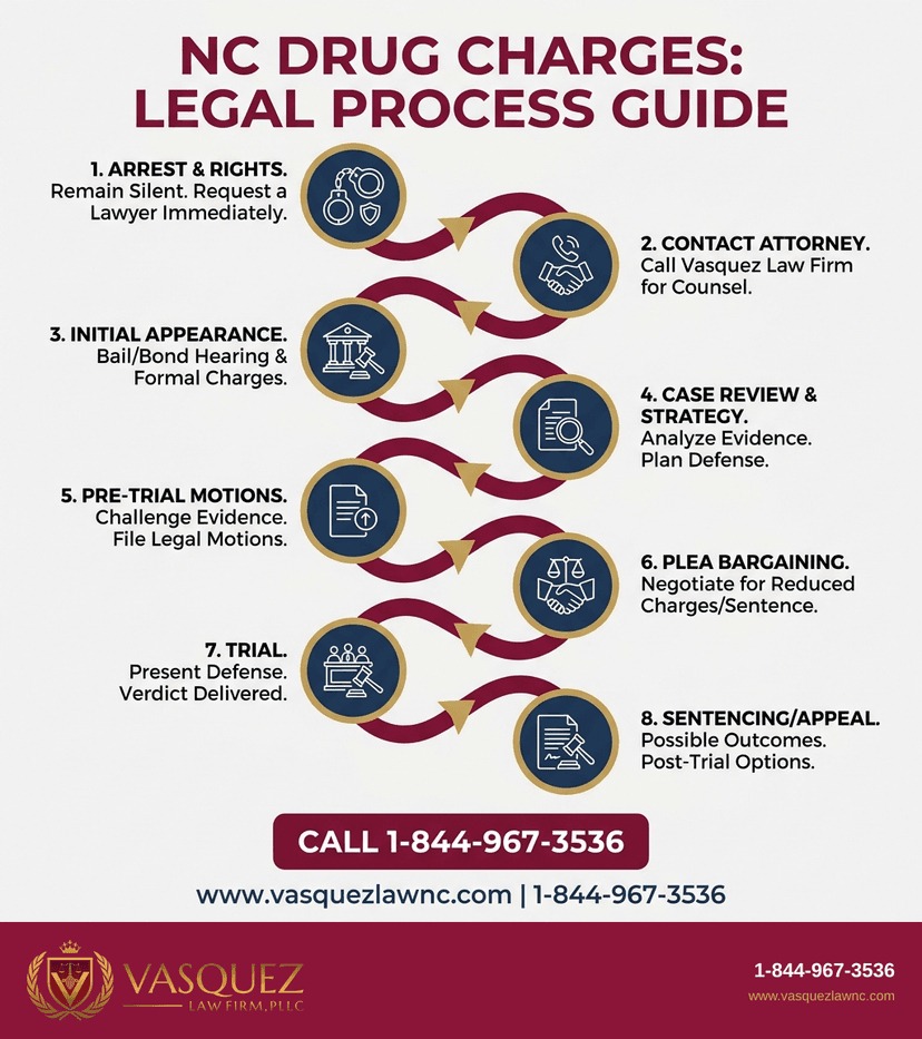Key Statistics and Data for What Happens If You Face Drug Charges in Smithfield NC in 2026?