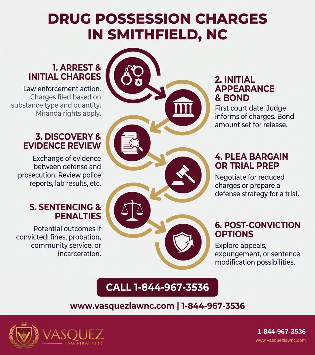 Estadísticas Clave y Datos para Cargos por Posesión de Drogas en Smithfield NC en 2026: Lo Que Debes Saber