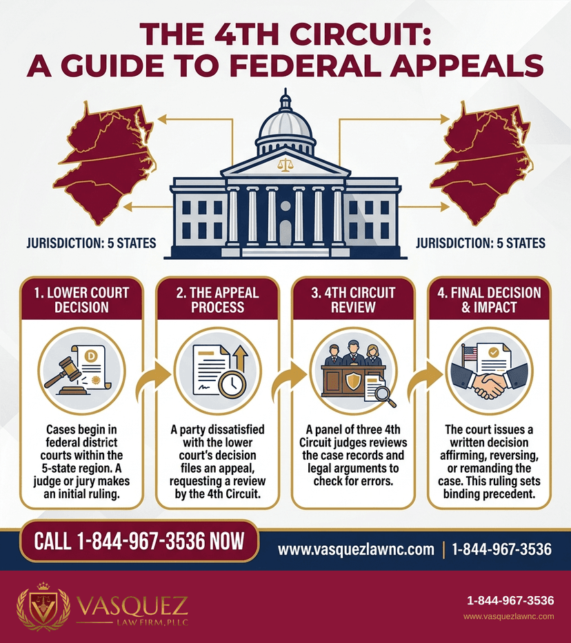 Key Statistics and Data for What Is the 4th Circuit and How It Affects NC Cases in 2026