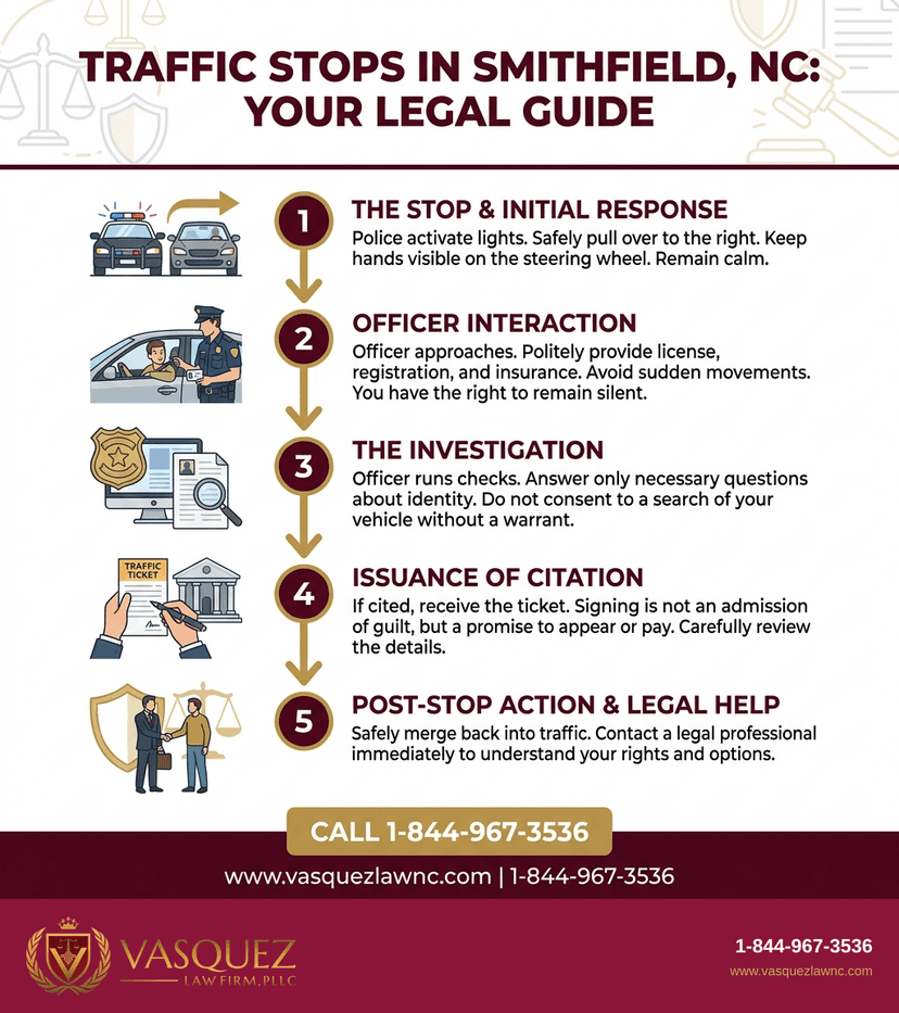 Key Statistics and Data for What Happens During a Traffic Stop in Smithfield NC in 2026: May 2026 Update