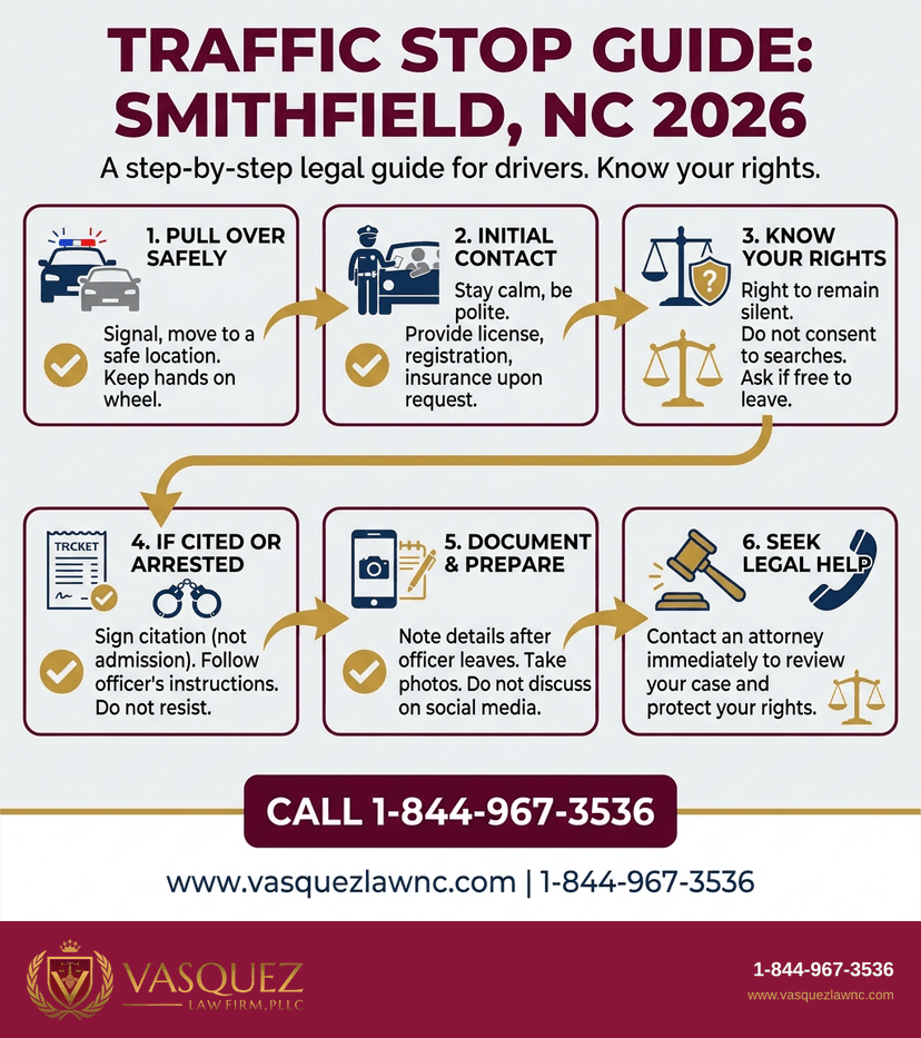 Key Statistics and Data for What Happens During a Traffic Stop in Smithfield NC in 2026: What You Need to Know