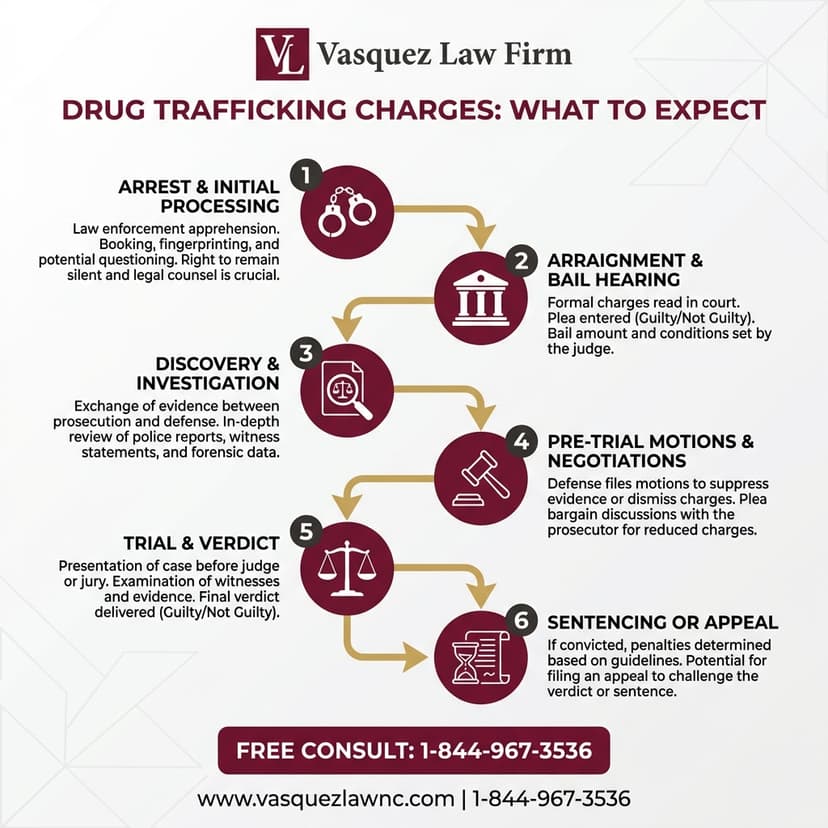 Process Timeline for What Are Carbon County Drug Trafficking Penalties in 2026?
