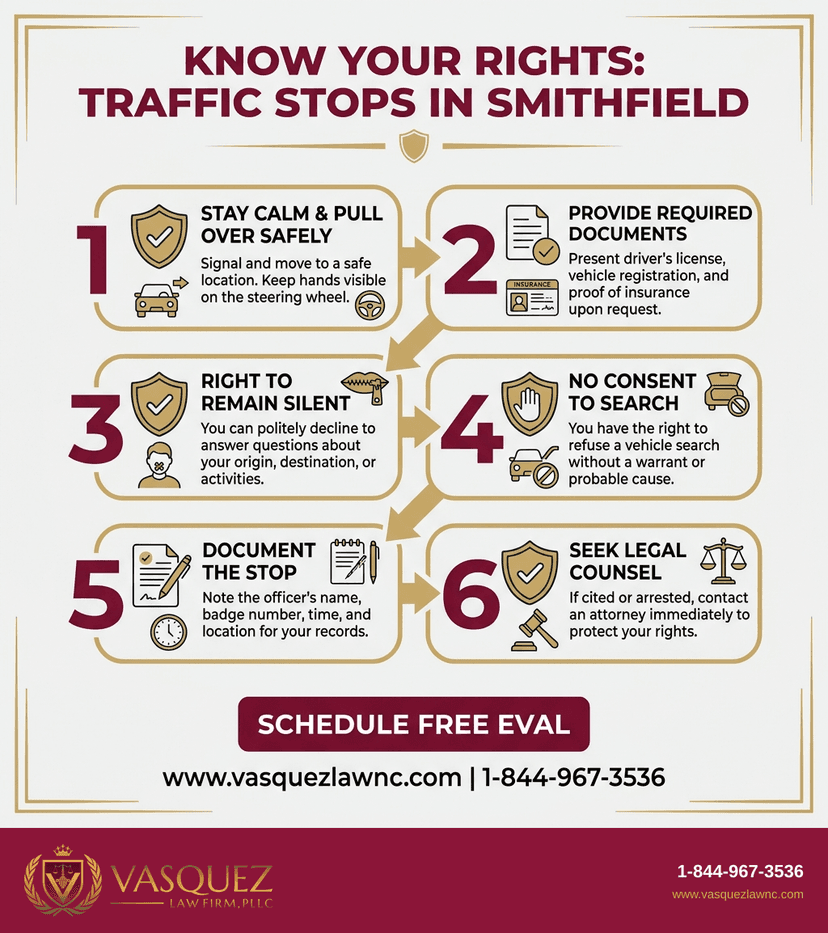 Process Timeline for What Happens During a Traffic Stop in Smithfield NC in 2026: May 2026 Update