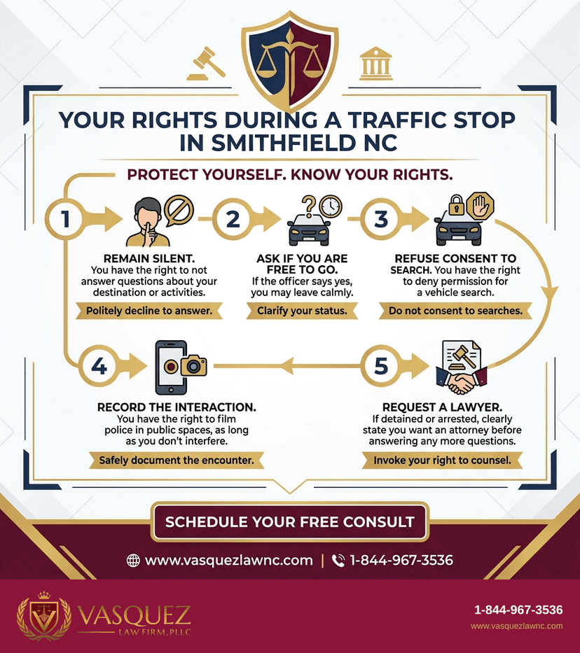 Process Timeline for What Happens During a Traffic Stop in Smithfield NC in 2026: What You Need to Know
