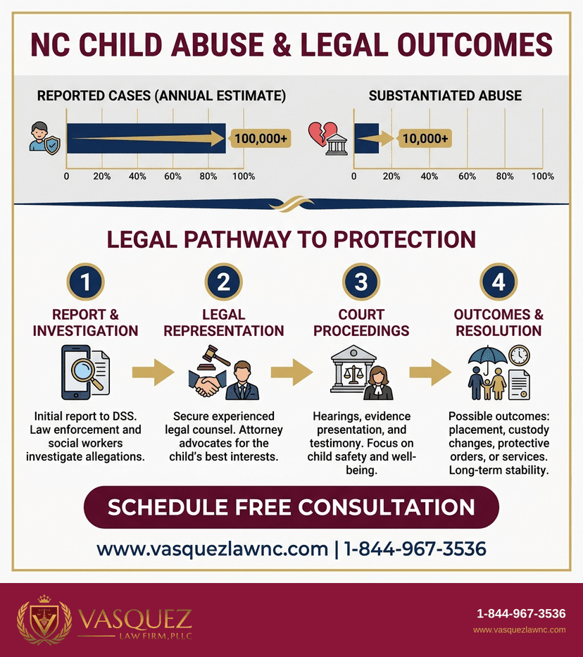 Process Timeline for Child Abuse Charges in Smithfield NC: What Happens in 2026