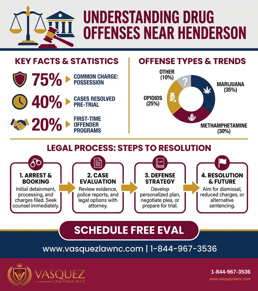 Process Timeline for Henderson Drug Bust: What Happens After Arrests Near Vance County in 2026