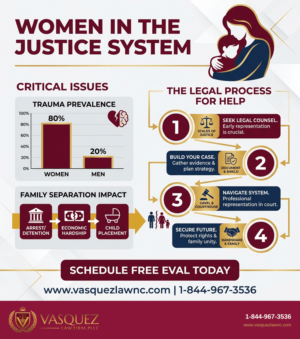 Estadísticas Clave y Datos para El Trato a las Mujeres en el Sistema de Justicia en 2026