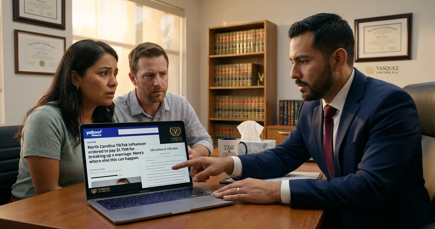 Qué Significa el Fallo de Divorcio de $1.75M del Influencer de TikTok para las Leyes de Divorcio de NC