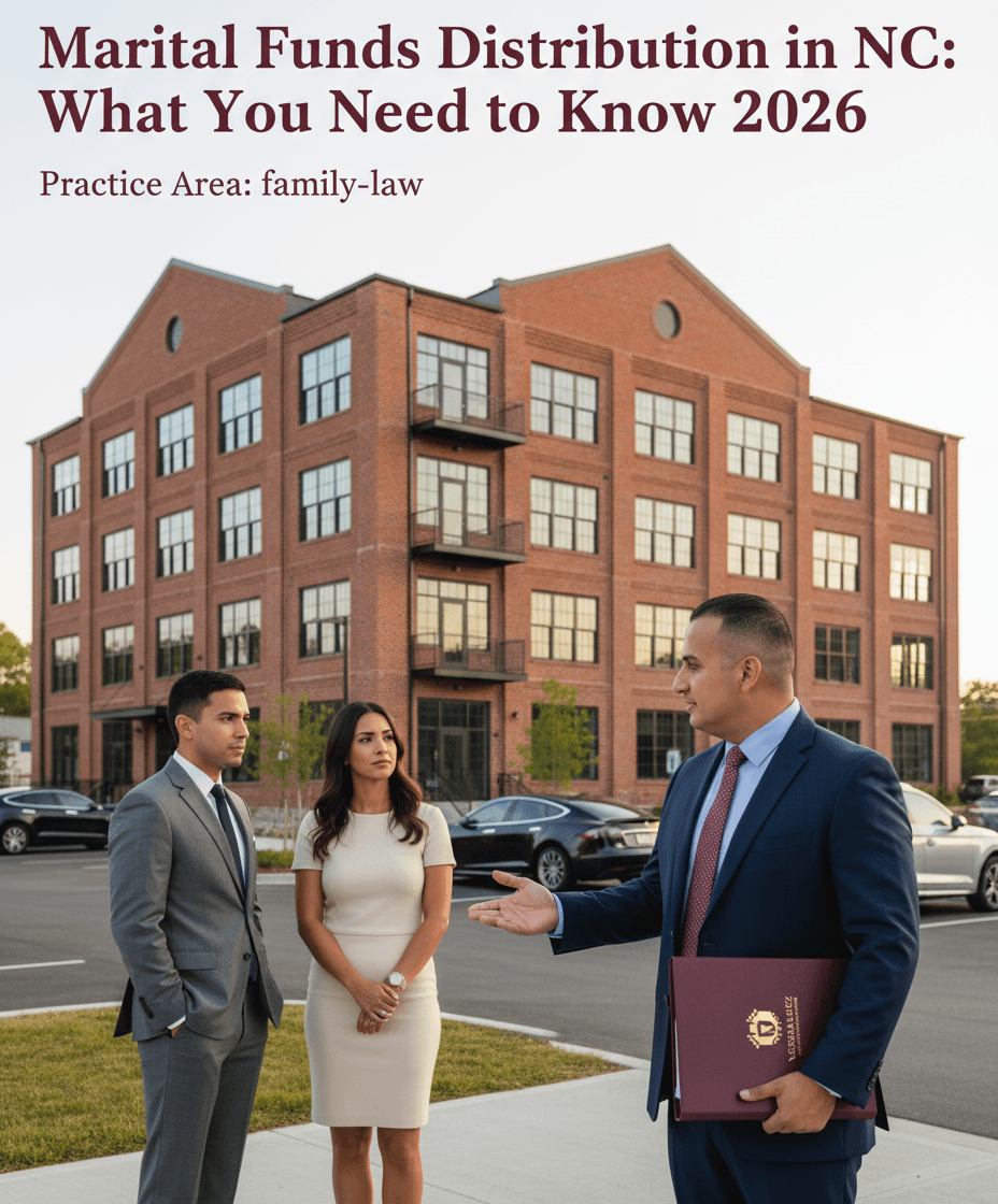 How Marital Funds Are Distributed in a North Carolina Divorce in 2026