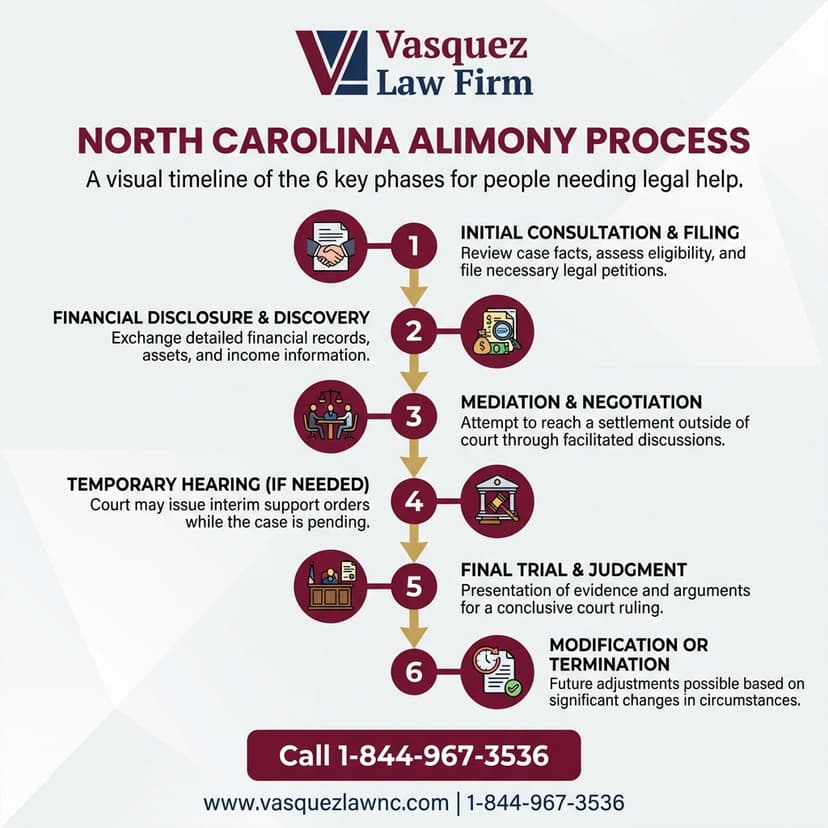 Key Statistics and Data for What to Expect From Spousal Support in an NC Divorce in 2026