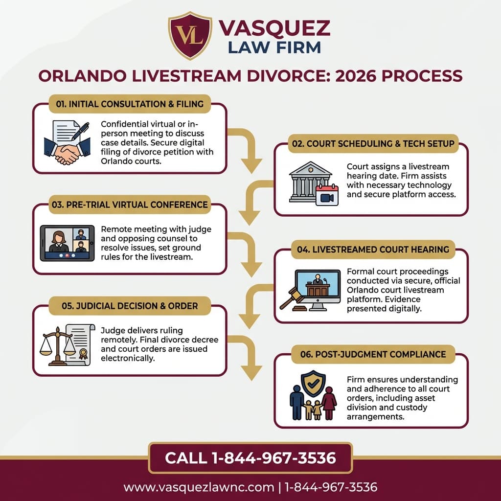 Estadísticas Clave y Datos para Transmisión en Vivo de Audiencias de Divorcio en Carolina del Norte: Lo Que Debes Saber en 2026