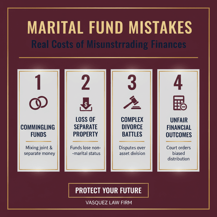 Process Timeline for What You Need to Know About Marital Funds in a Divorce in 2026