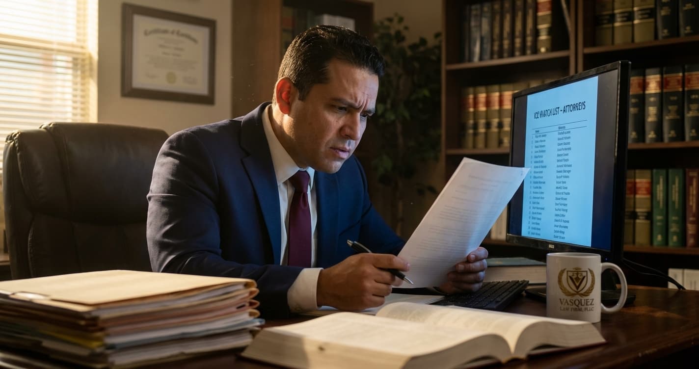 Uncovering the ICE Watch List: Implications for Immigration Lawyers and Clients