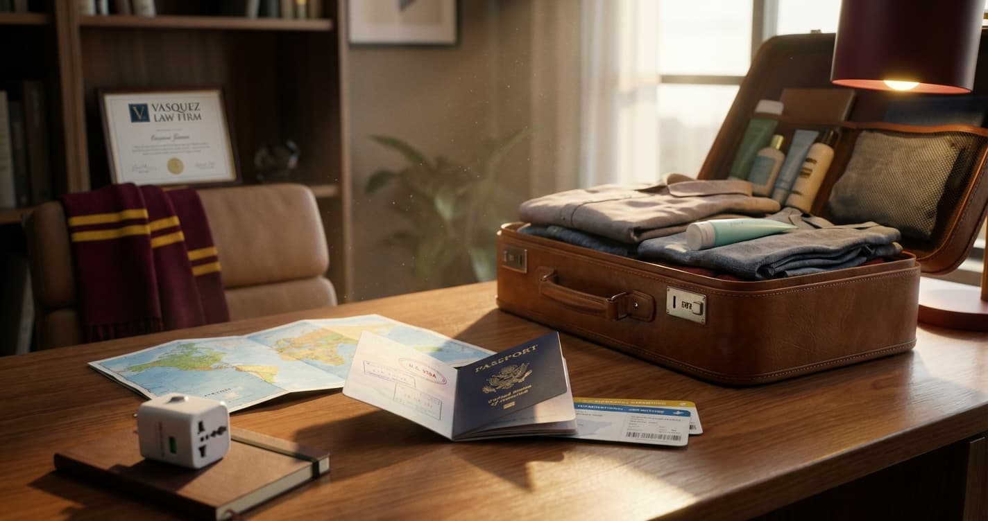 Planificación de viajes internacionales con visa de trabajo en EE. UU.