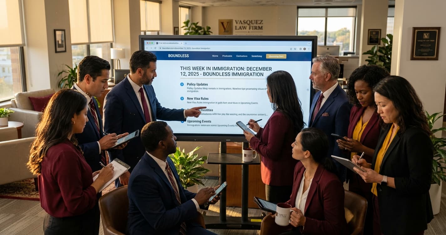 Información Clave Sobre Visas de Inmigración de Esta Semana en Diciembre 2025