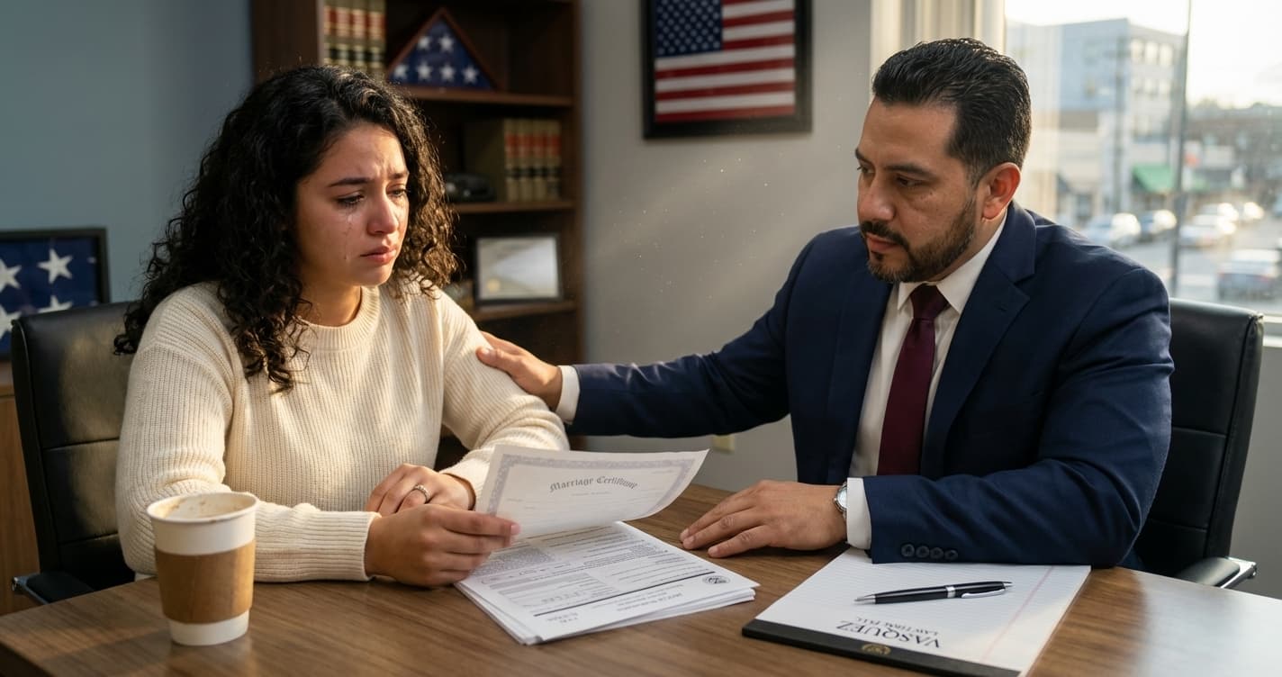 Solicitantes de Tarjeta Verde Casados con Ciudadanos Estadounidenses Enfrentan Incertidumbre