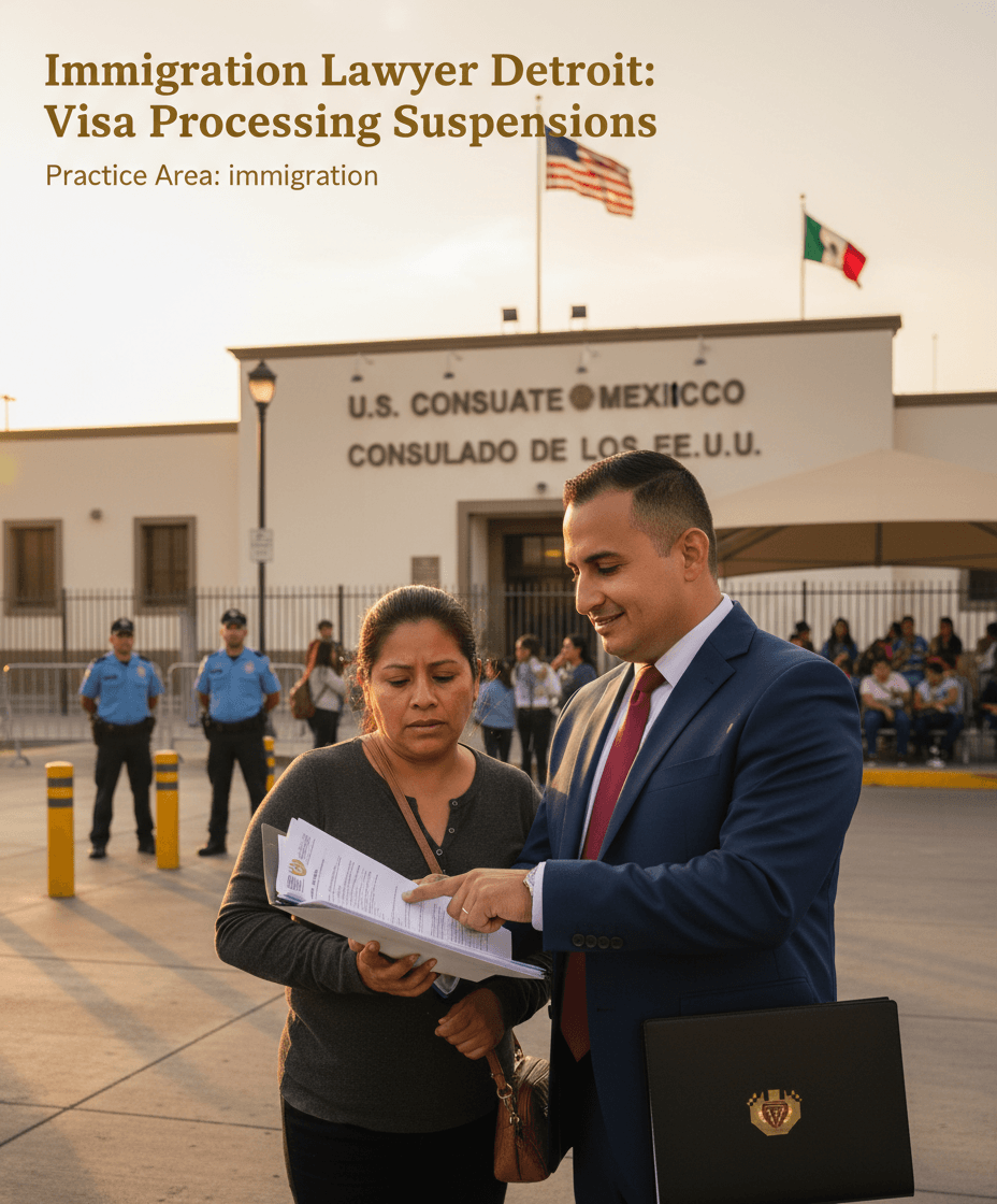 Cómo un Abogado de Inmigración en Detroit Puede Ayudar Durante Suspensiones de Visas