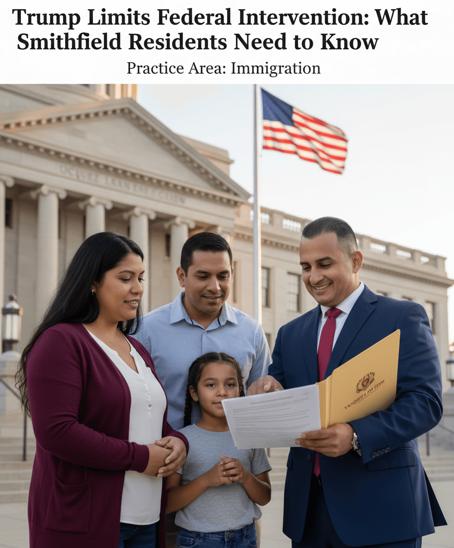 Cómo los Límites de Trump a la Intervención Federal Afectan a los Residentes de Smithfield