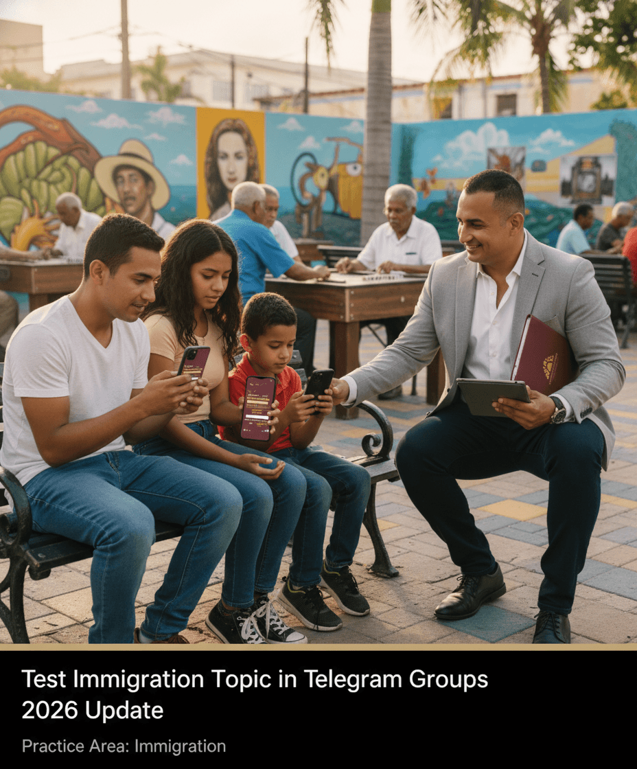 Tema de Prueba sobre Inmigración en Grupos de Telegram Actualización 2026