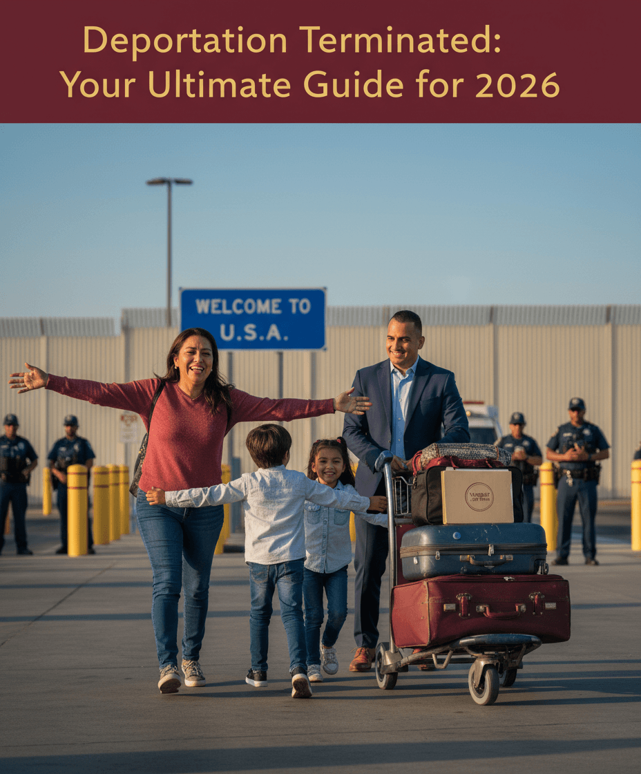 Qué Sucede Cuando Su Caso de Deportación Es Terminado en 2026