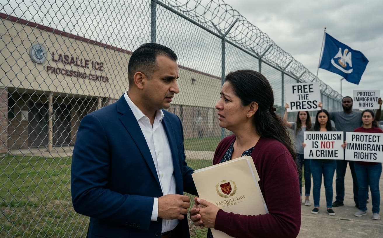 What Happens When an ICE Detention Reporter Is Arrested?