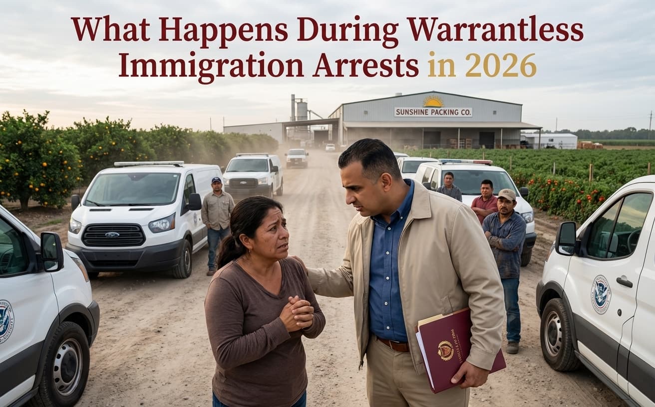 What Happens During Warrantless Immigration Arrests in 2026