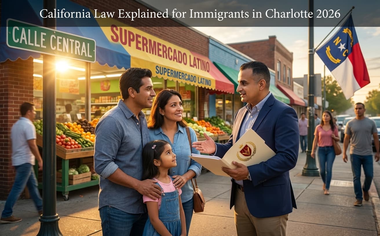 California Law Explained for Immigrants in Charlotte 2026