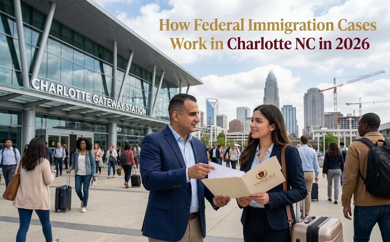 Cómo Funcionan los Casos Federales de Inmigración en Charlotte, NC en 2026