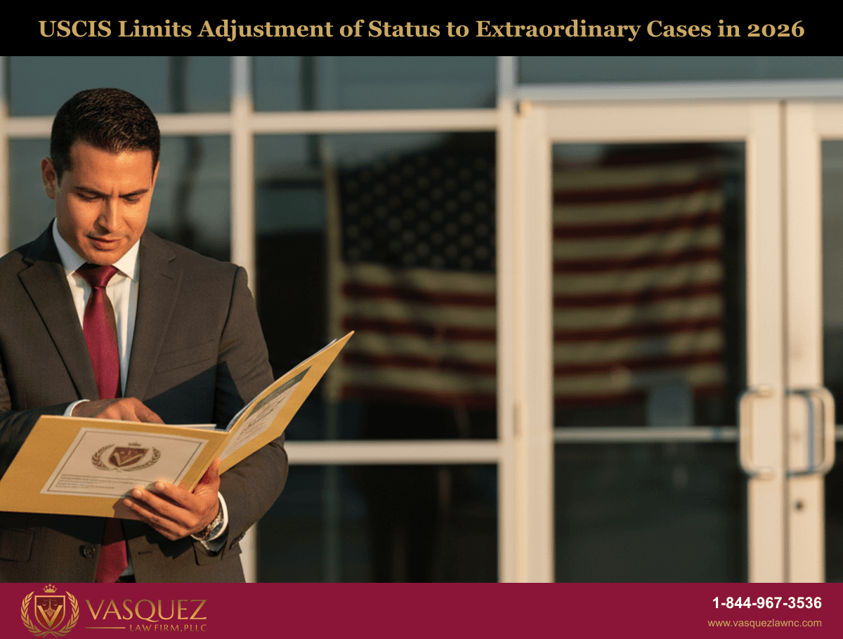 USCIS Limits Adjustment of Status to Extraordinary Cases in 2026