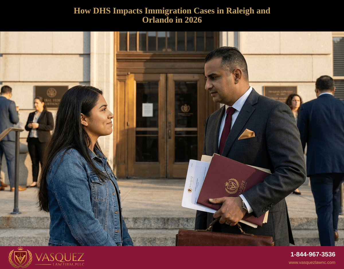 How DHS Impacts Immigration Cases in Raleigh and Orlando in 2026