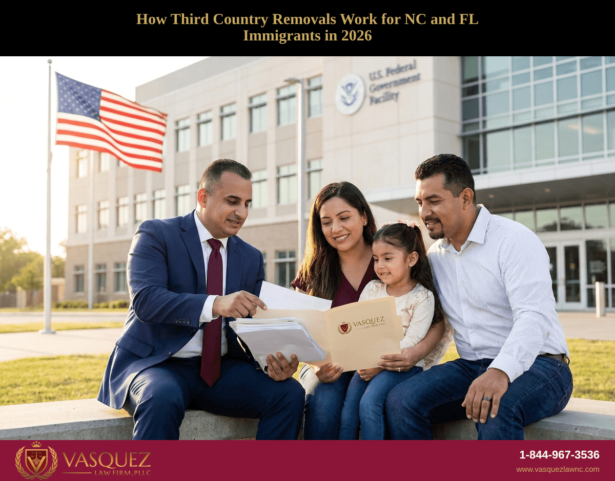 Cómo Funcionan las Deportaciones a Terceros Países para Inmigrantes en Carolina del Norte y Florida en 2026